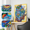 Abstract Owl - 5D Diamond Painting - DIY Kits