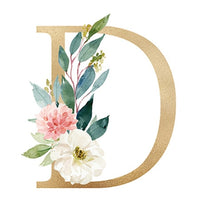 Initial Embroidery Letter - 5D Diamond Painting