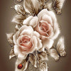 Ivory Roses - 5D Diamond Painting - 5D Diamond Painting - DIY Kits