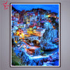 Huacan 5D Diamond Painting Full Square Drill Scenery Diamond Embroidery Sale Town Handmade Wall Decor Scenery Mosaic Crystal - 5D Diamond Painting - DIY Kits