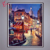 Huacan 5D Diamond Painting Full Square Drill Scenery Diamond Embroidery Sale Town Handmade Wall Decor Scenery Mosaic Crystal - 5D Diamond Painting - DIY Kits