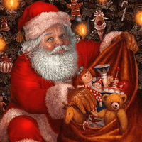 Santa With His Gifts - 5D Diamond Painting - 5D Diamond Painting - DIY Kits