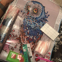 Mosaic Shimmer Owl - 5D Diamond Painting - 5D Diamond Painting - DIY Kits
