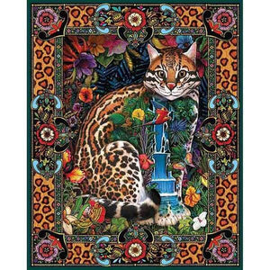 Abstract Jungle Cat - 5D Diamond Painting - 5D Diamond Painting - DIY Kits