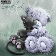 Full Square Drill 5D DIY Diamond Painting "Cartoon Bear" 3D Embroidery Cross Stitch Mosaic Home Decor Gift XSH - 5D Diamond Painting - DIY Kits