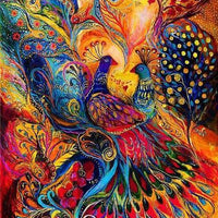 Otherworldly Peacocks - 5D Diamond Painting - 5D Diamond Painting - DIY Kits