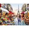 Paris France eiffel tower scenery DIY Crystal full drill square 5D diamond painting 3D cross stitch kit mosaic round rhinestone - 5D Diamond Painting - DIY Kits