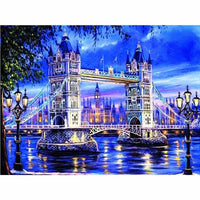 Paris France eiffel tower scenery DIY Crystal full drill square 5D diamond painting 3D cross stitch kit mosaic round rhinestone - 5D Diamond Painting - DIY Kits